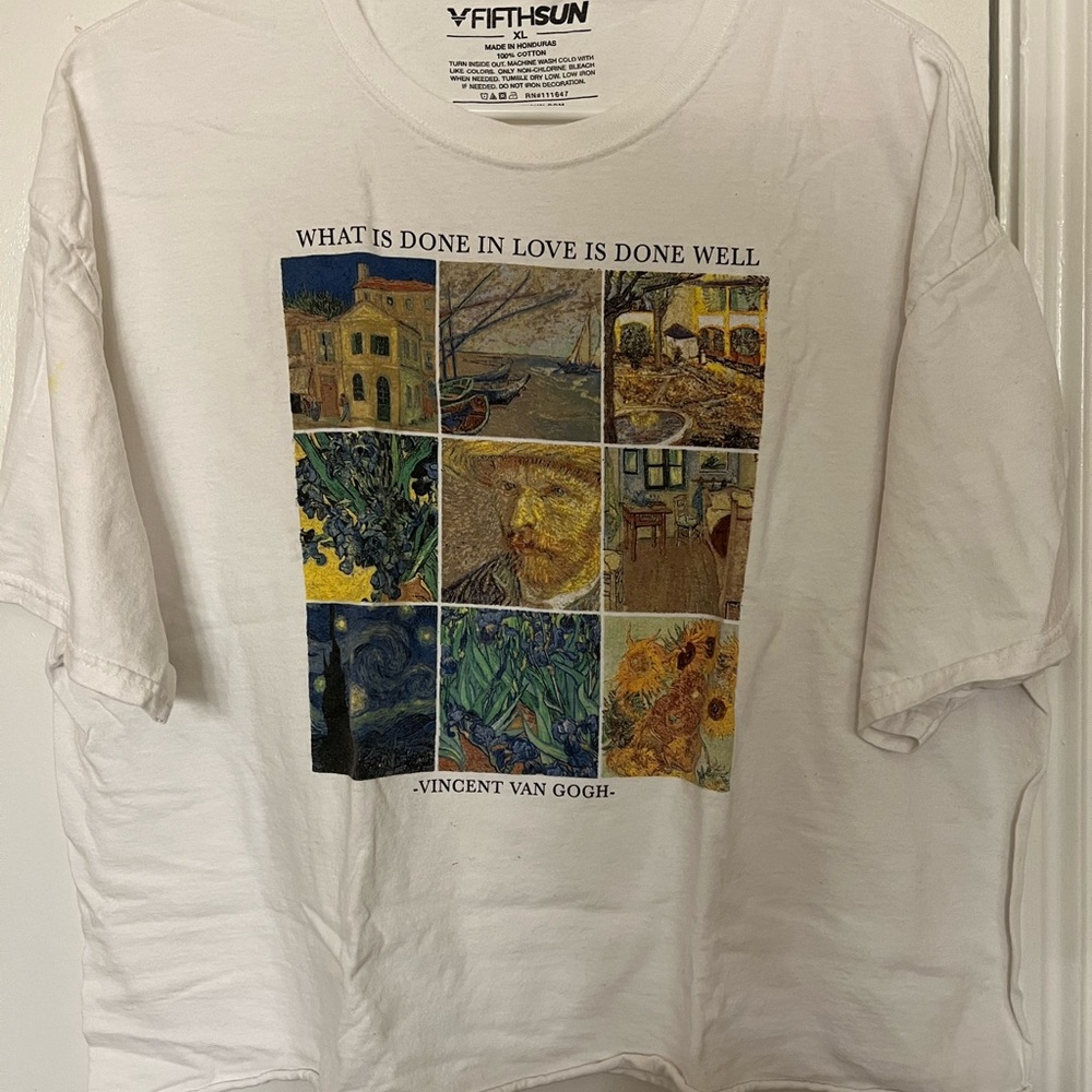 Van Gogh Crop Top